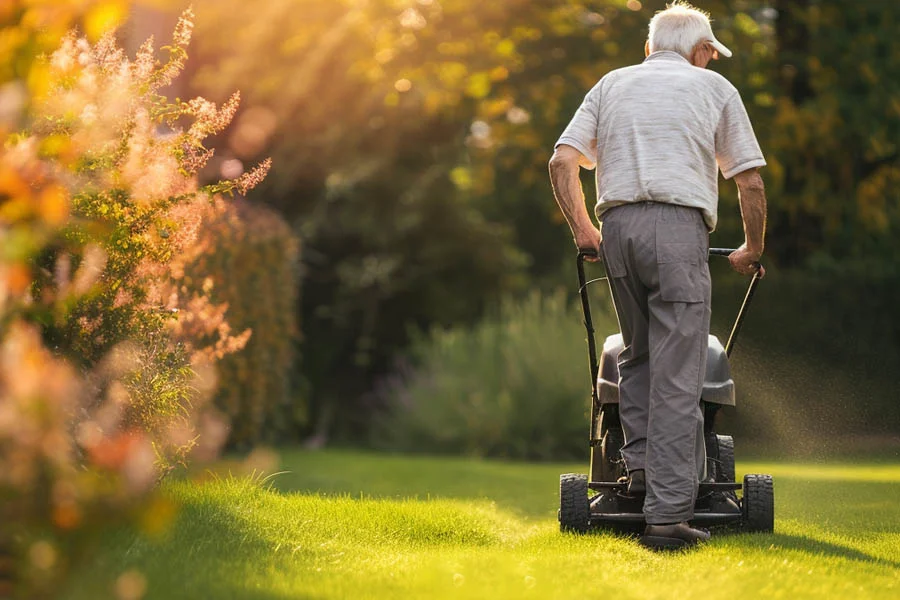 battery powered lawn mower